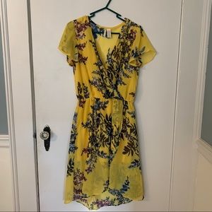 Yellow Floral Sundress